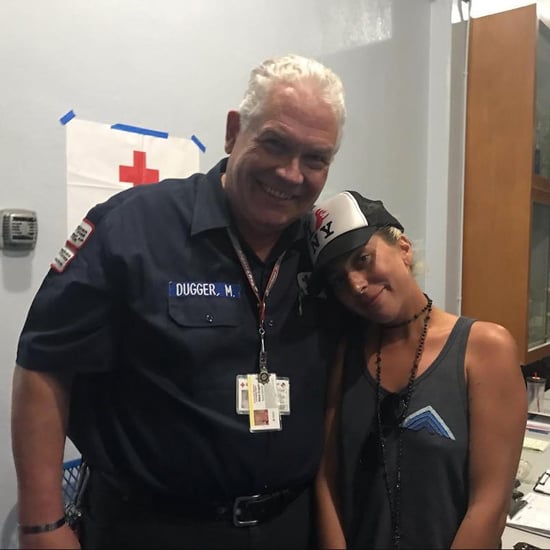 Lady Gaga Volunteers at Red Cross During California Fires