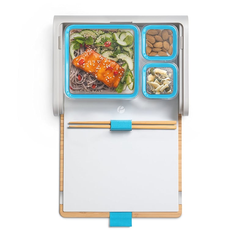Prepd Pack Lunch Box With Modular Food Storage Containers and Chopsticks Set