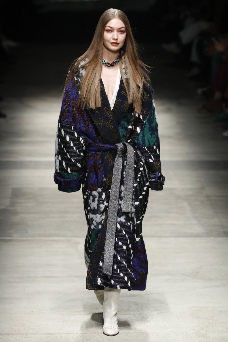 Gigi Hadid on the Missoni Fall 2020 Runway at Milan Fashion Week