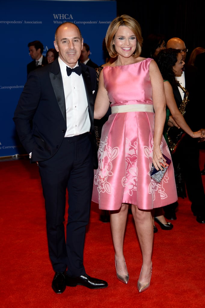 Today anchors Matt Lauer and Savannah Guthrie attended the event together.