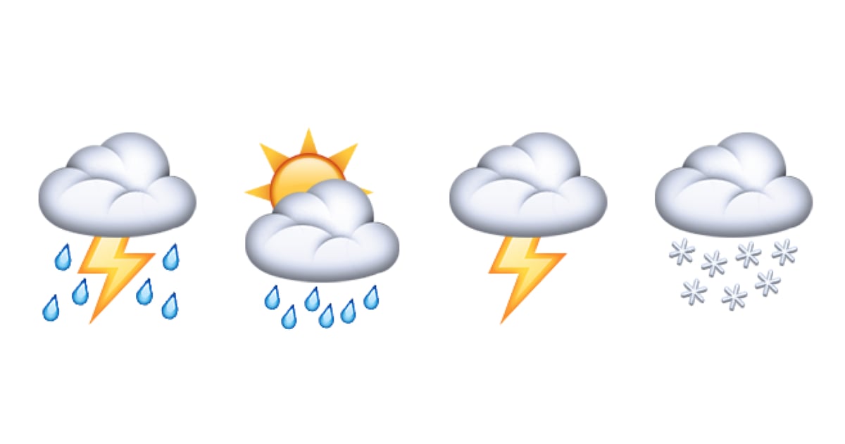 New cloud emoji for all your weather-related needs | The Emoji of Your Dreams Are Finally Here — F*ck Yes! | POPSUGAR Tech Photo 9