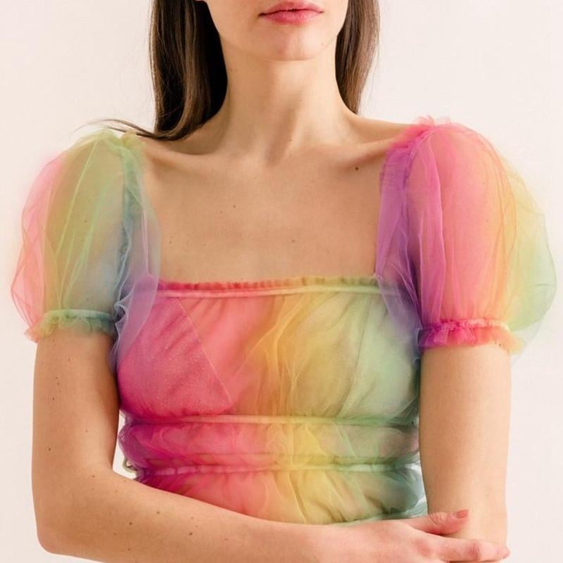 Kina & Tam The Lulu Mesh Blouse