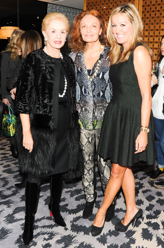 Carolina Herrera, Diane von Furstenberg, and Marigay McKee attended the CFDA bash for McKee.