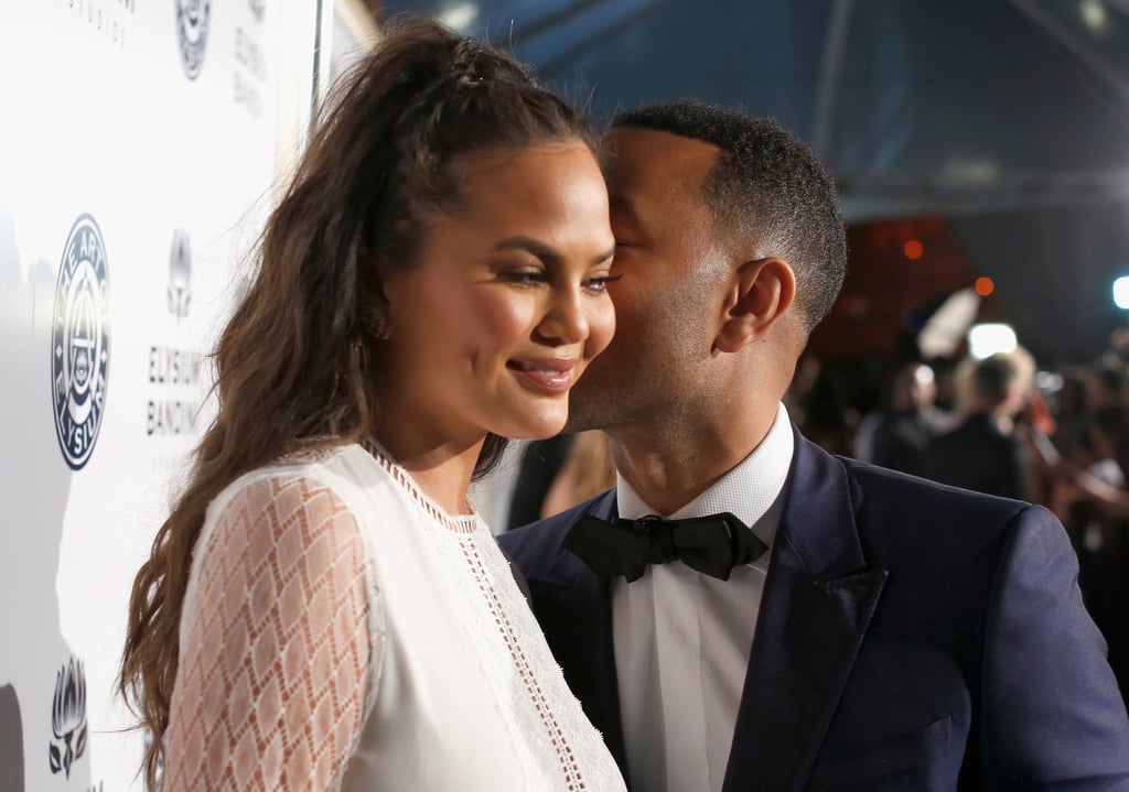 Chrissy Teigen and John Legend at Art of Elysium Gala 2017
