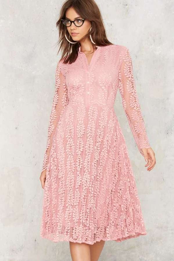Factory New Lace On Life Midi Dress ($98)