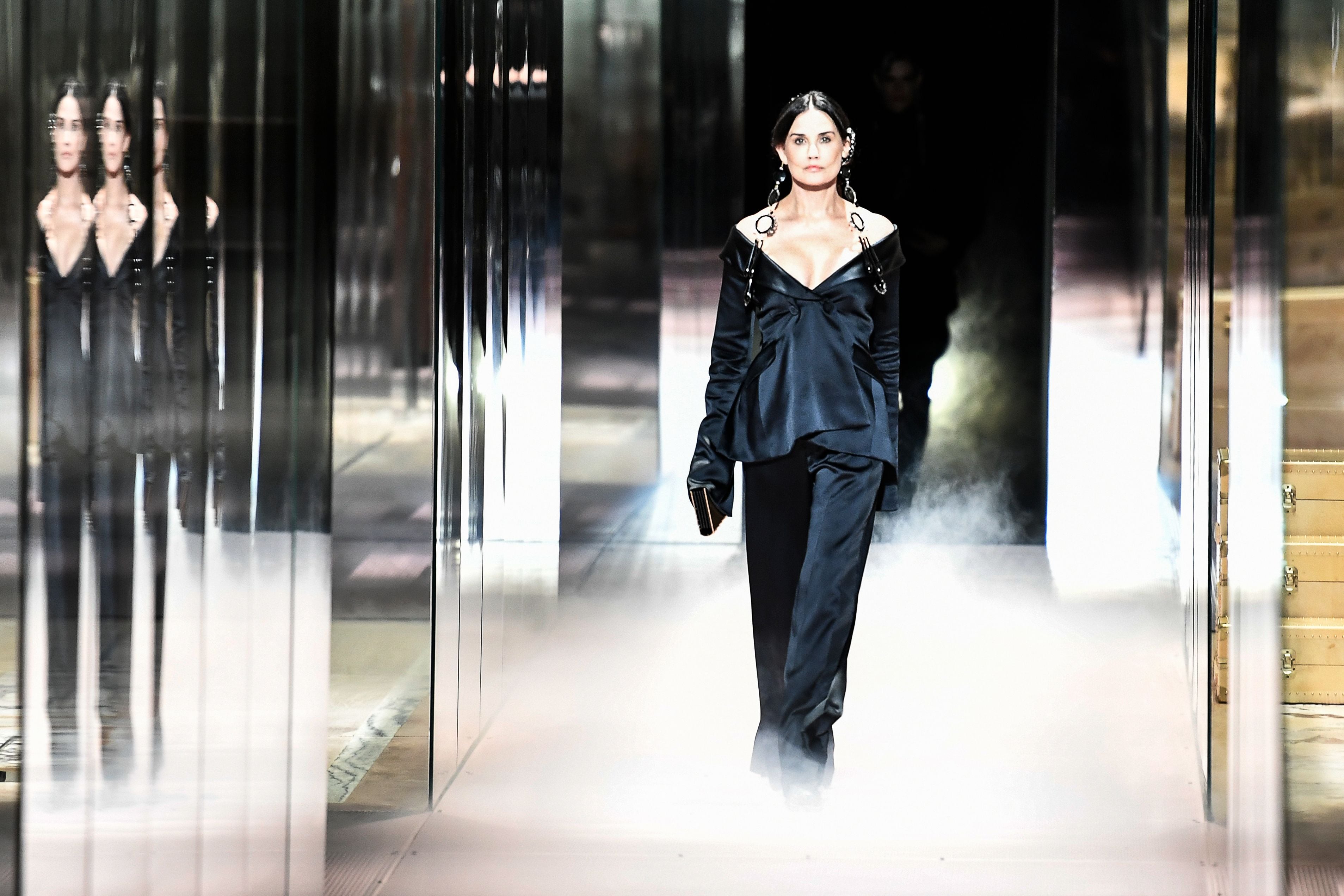 Demi Moore Opened Kim Jones's Debut Collection For Fendi | PS Fashion