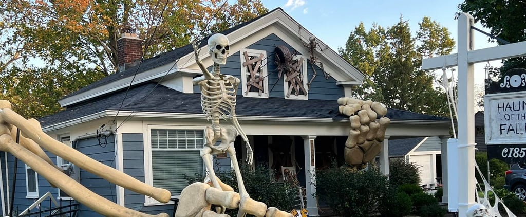 This Man's Larger-Than-Life Skeleton Display Is Going Viral