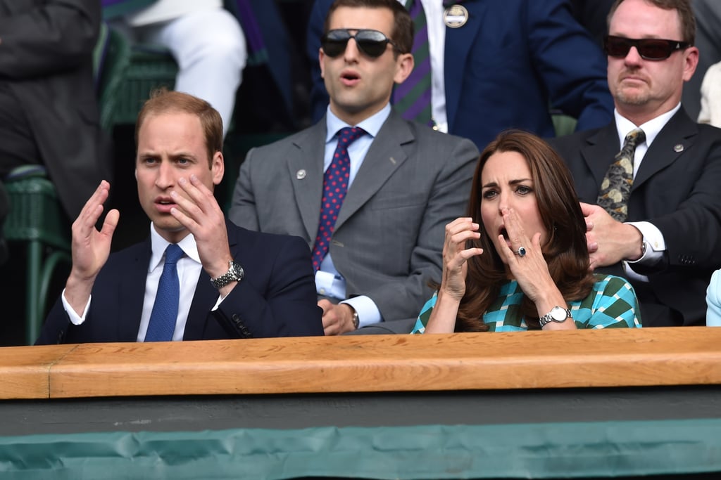 Kate Middleton and Prince William at Wimbledon 2014