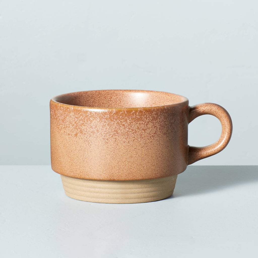 For an Earthy Look:  Hearth & Hand Stoneware Mug With Exposed Base