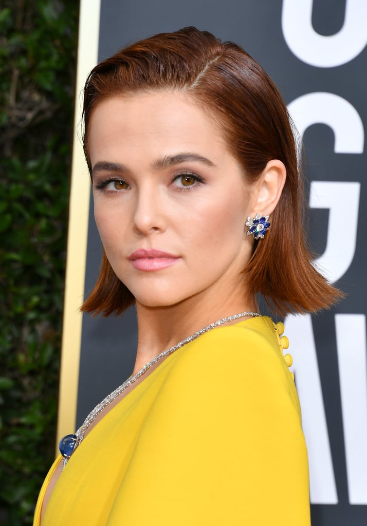 Zoey Deutch's Titanic Necklace at the Golden Globes