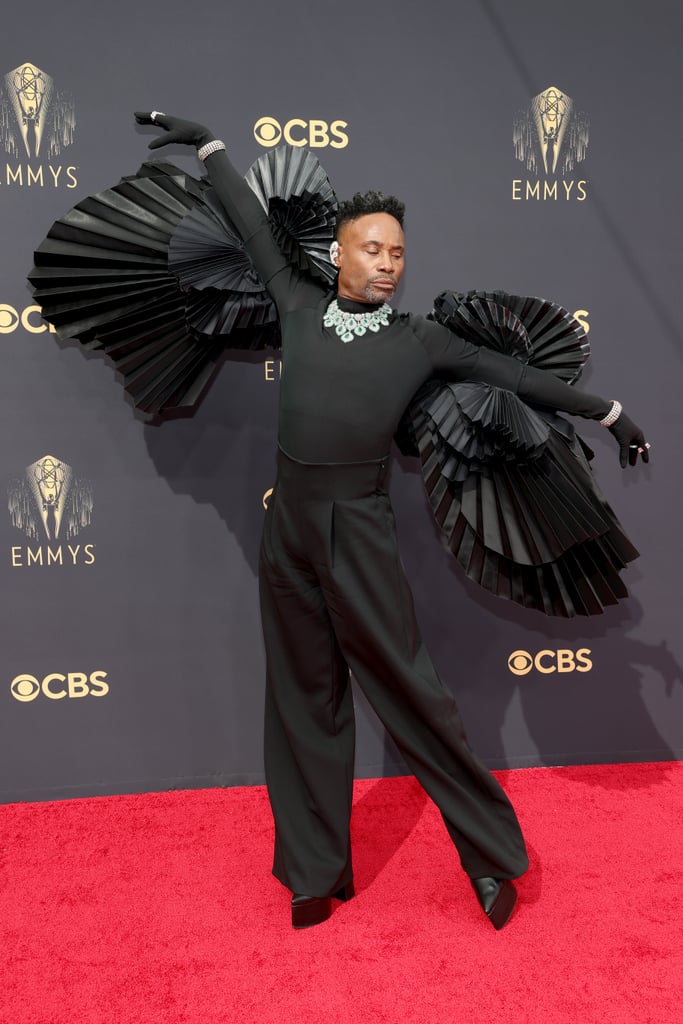 See Billy Porter's Black Swan Emmys Red Carpet Look 2021