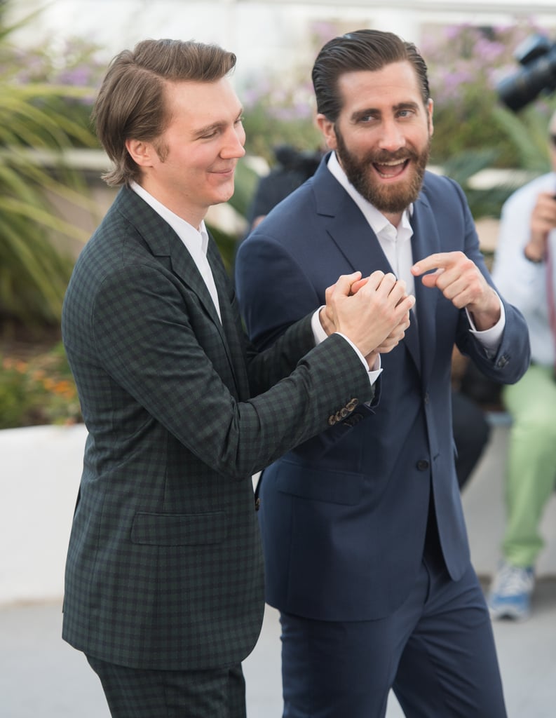 Paul Dano and Jake Gyllenhaal poked fun at each other at the Okja photo call in 2017.