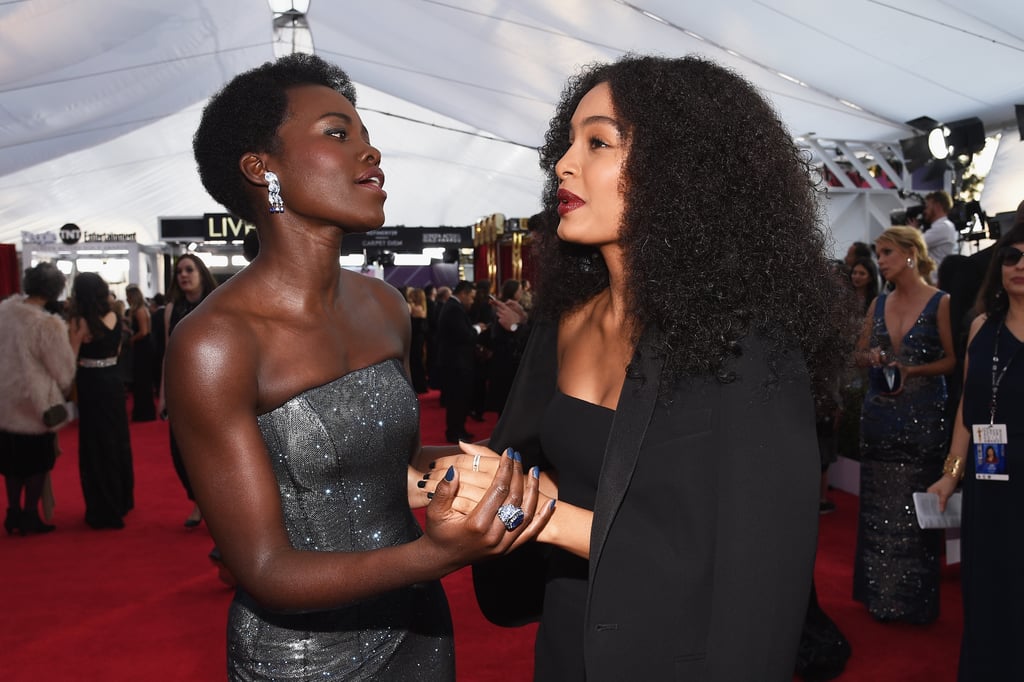 Pictured: Lupita Nyong'o and Yara Shahidi