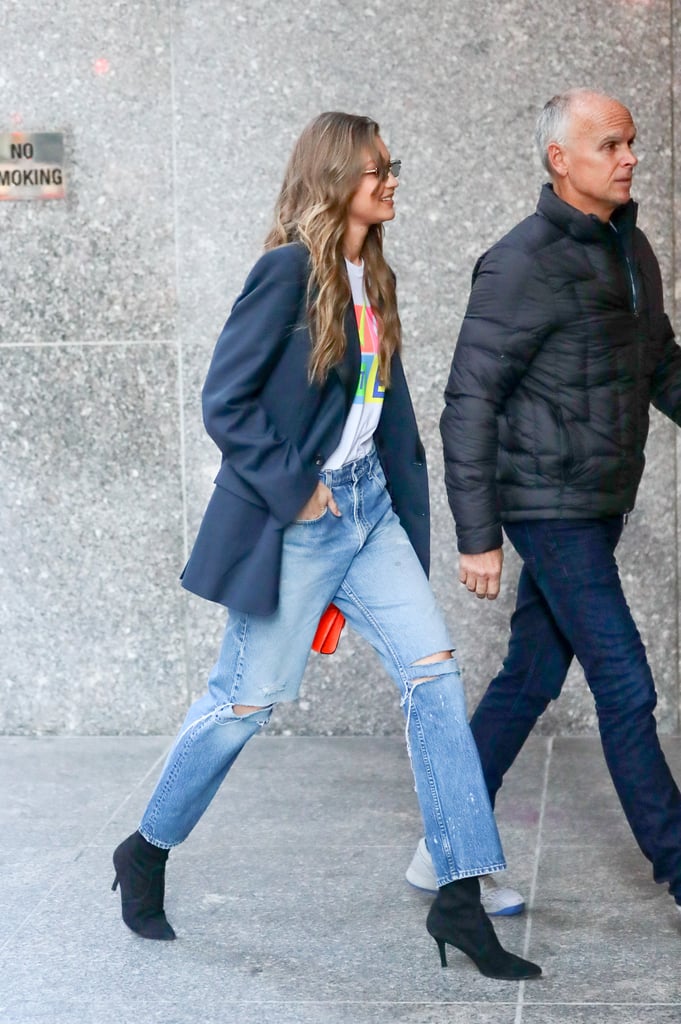 Style Your T-Shirt With: Jeans, A Blazer, and Boots