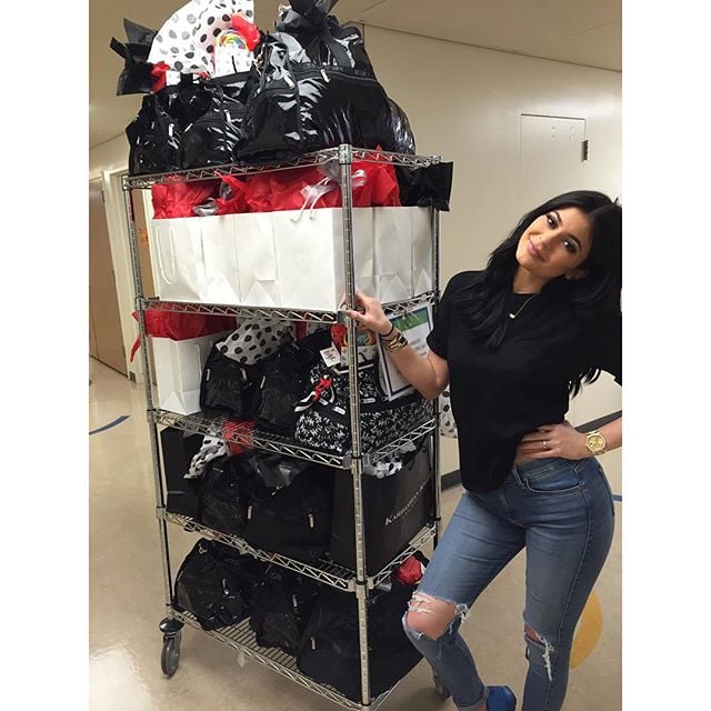 Kylie's Turn to Give Back