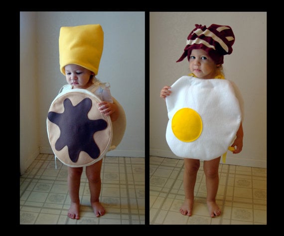 Bacon and Eggs and Pancake and Butter Costumes