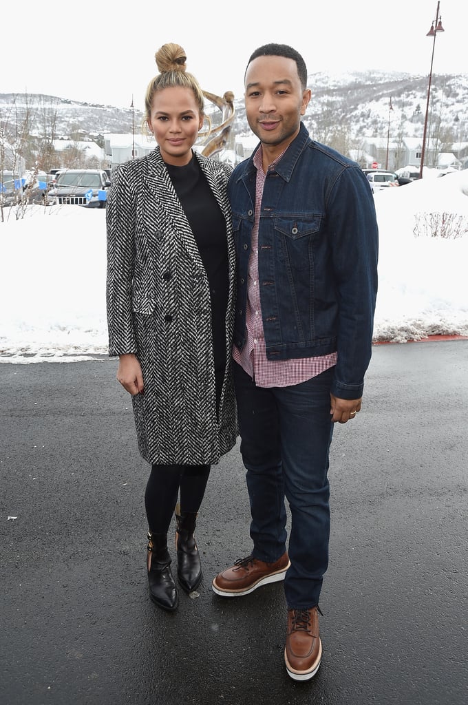Chrissy Teigen and John Legend at Sundance Jan. 2016