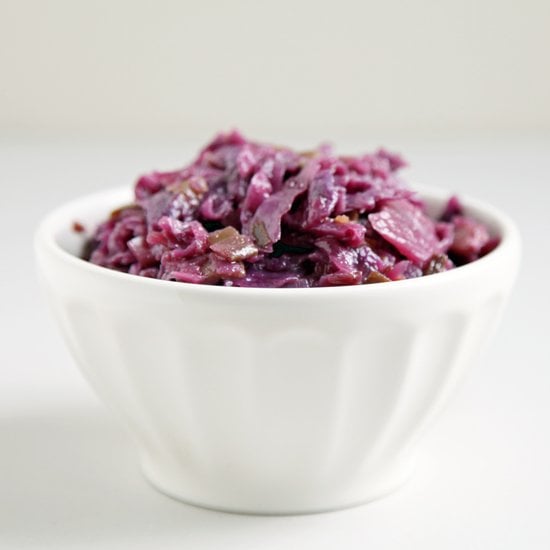 Red Cabbage Braised With Maple and Ginger