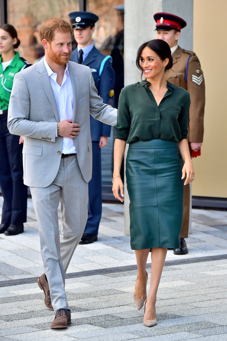 Meghan Wearing the Green Version in October 2018