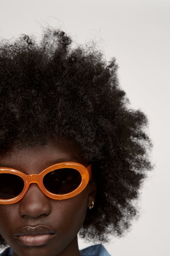 Zara Solid Colour Frame Sunglasses