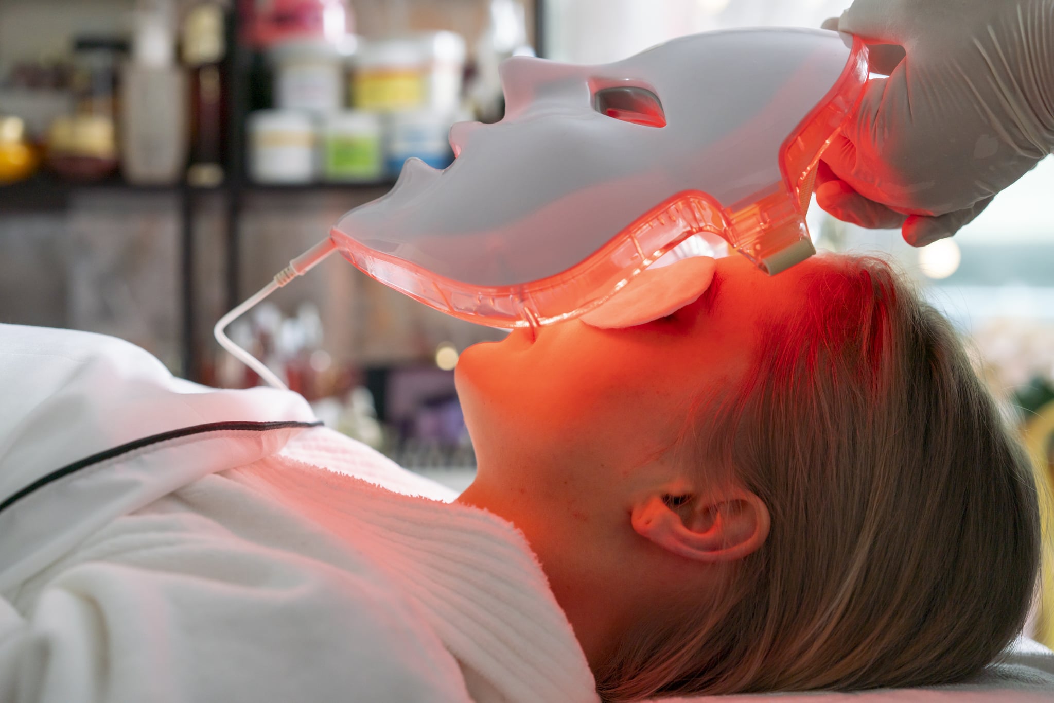 LED mask for eczema 