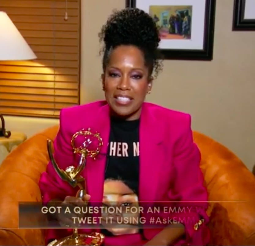Regina King Wearing a Breonna Taylor T-Shirt