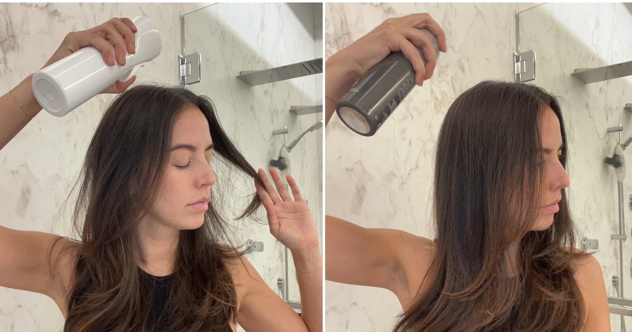 TikTok's Dry Shampoo and Water Hack Is Weird — but It Works
