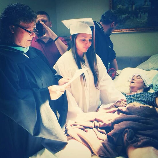 Megan Sugg Graduates at Her Mother's Hospital Bedside