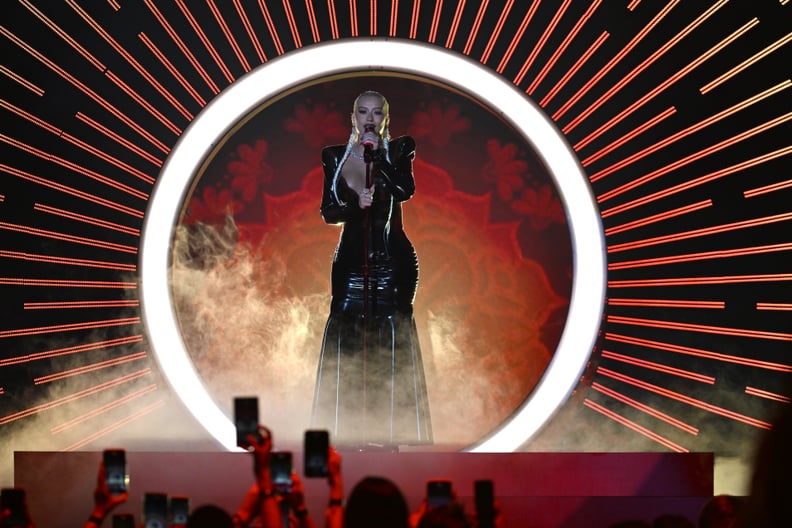 CORAL GABLES, FLORIDA - SEPTEMBER 29: Christina Aguilera performs onstage during the 2022 Billboard Latin Music Awards at Watsco Center on September 29, 2022 in Coral Gables, Florida. (Photo by Jason Koerner/Getty Images)