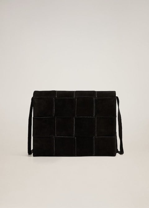 Mango Framework Leather Bag