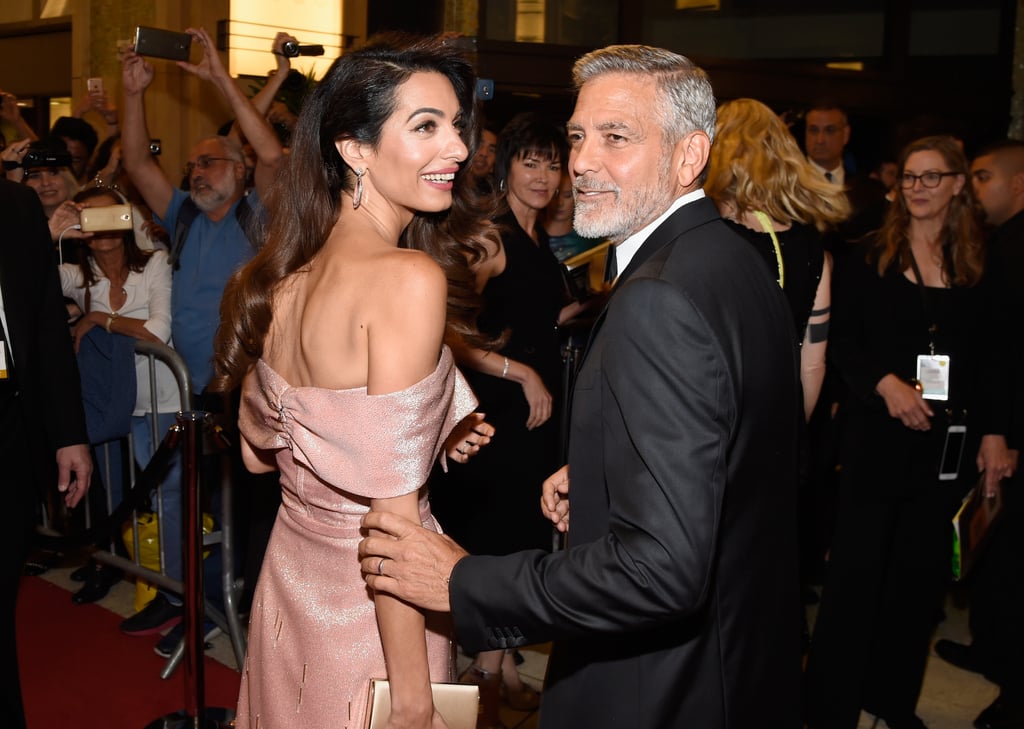 Amal Clooney's Pink Prada Gown 2018