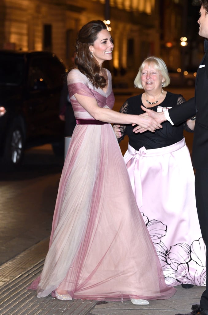 Kate Middleton's Oscar de la Renta Glitter Heels 2019