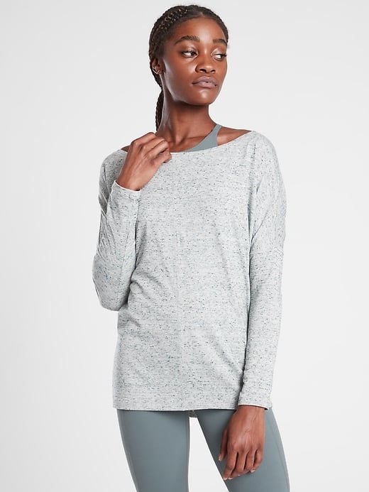 Athleta Flow Top Essence Texture