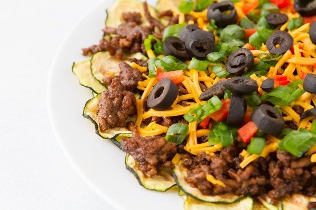 Keto: Zucchini Nachos