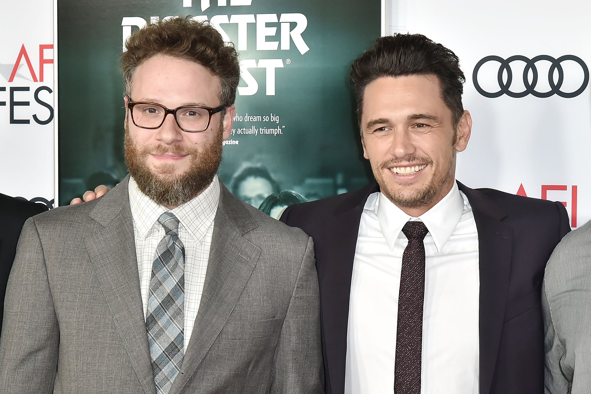 HOLLYWOOD, CA - NOVEMBER 12:  Seth Rogen and James Franco attend the AFI FEST 2017 Presented By Audi - Screening Of 