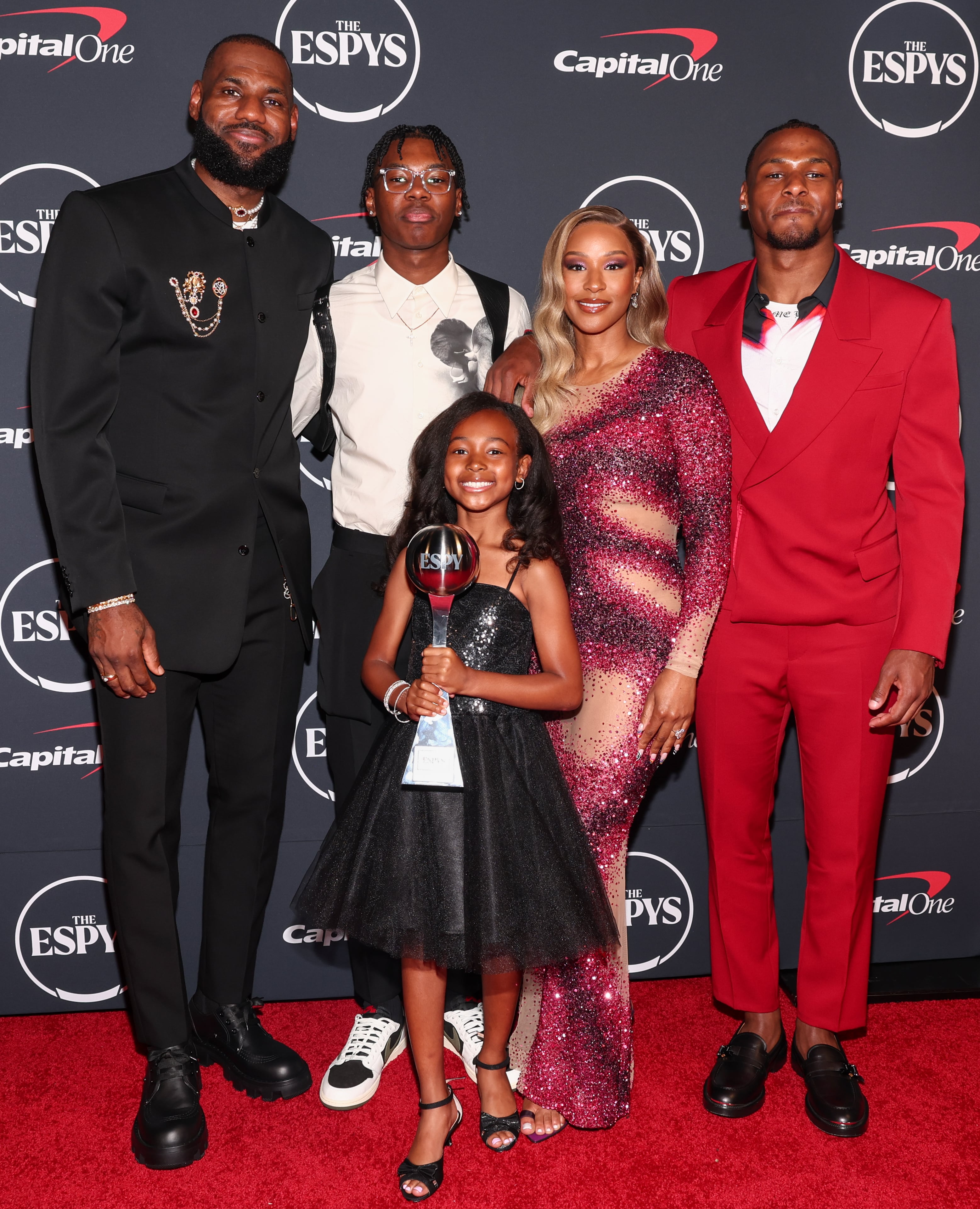 Patrick Mahomes and Wife Brittany Look Stylish on ESPY Awards Red Carpet --  See the Pics!