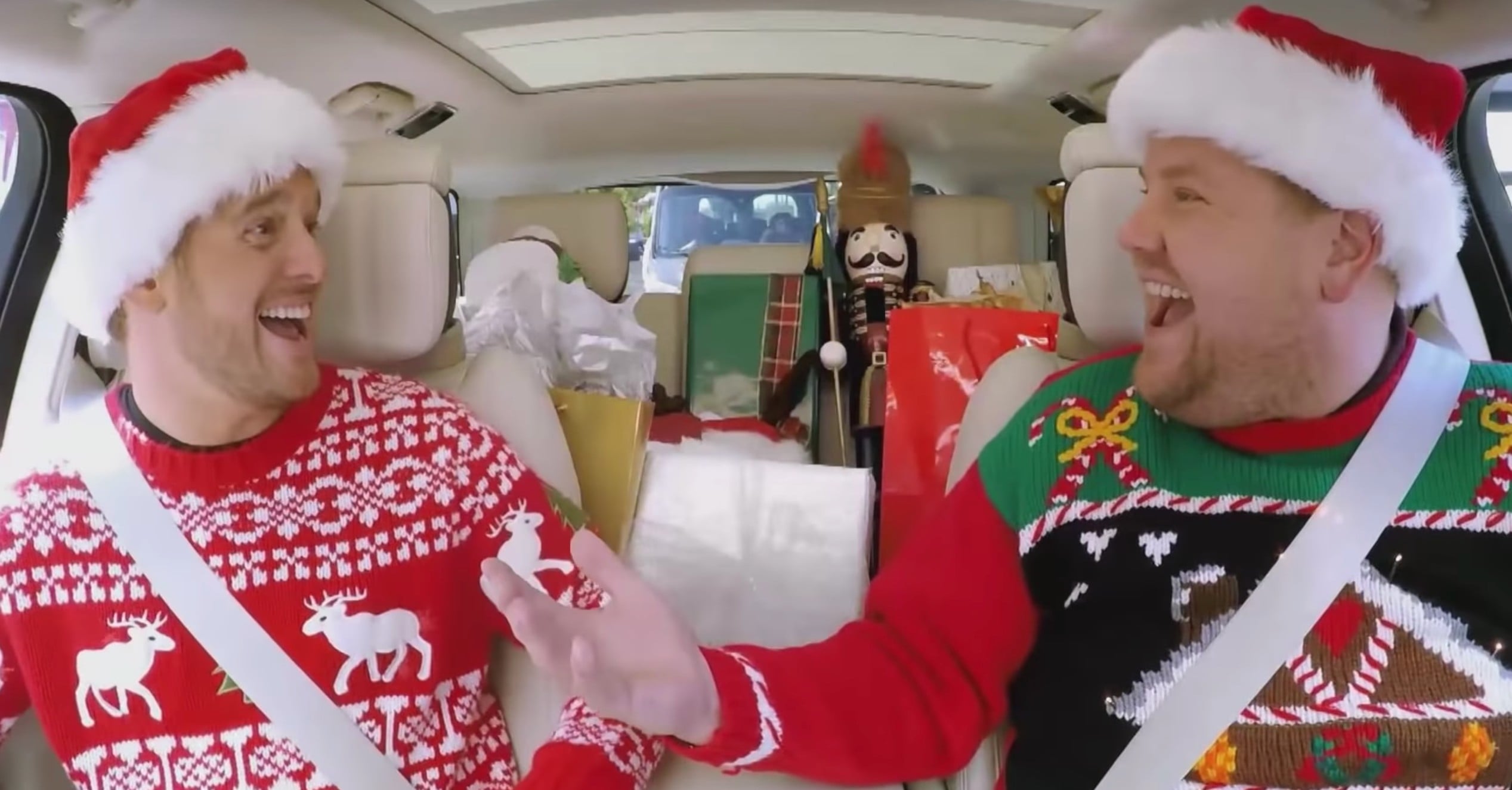 James Corden's Christmas Carpool Karaoke Video 2018 POPSUGAR Celebrity