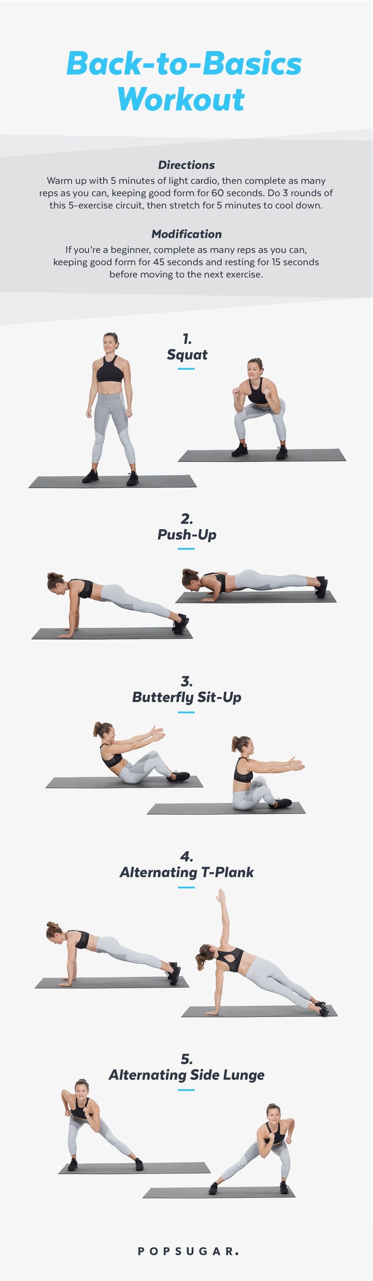 Bodyweight Workout | 20 Minutes | POPSUGAR Fitness Photo 2