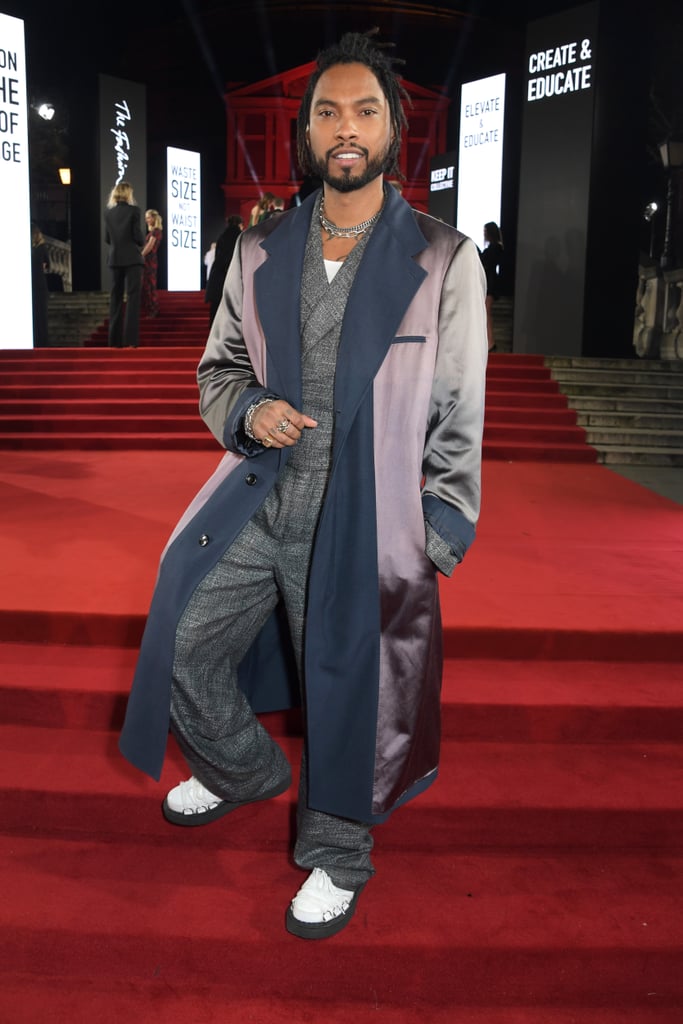 Miguel at the British Fashion Awards 2019 in London