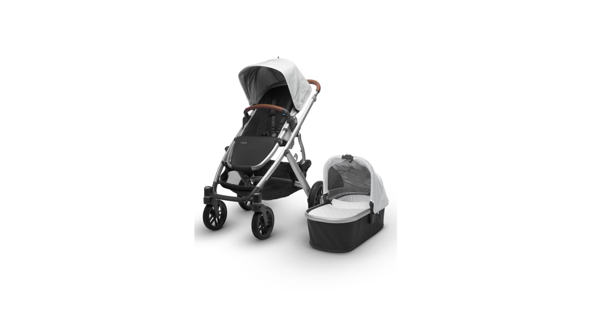 2018 vista aluminum frame convertible complete stroller with leather trim hotsell