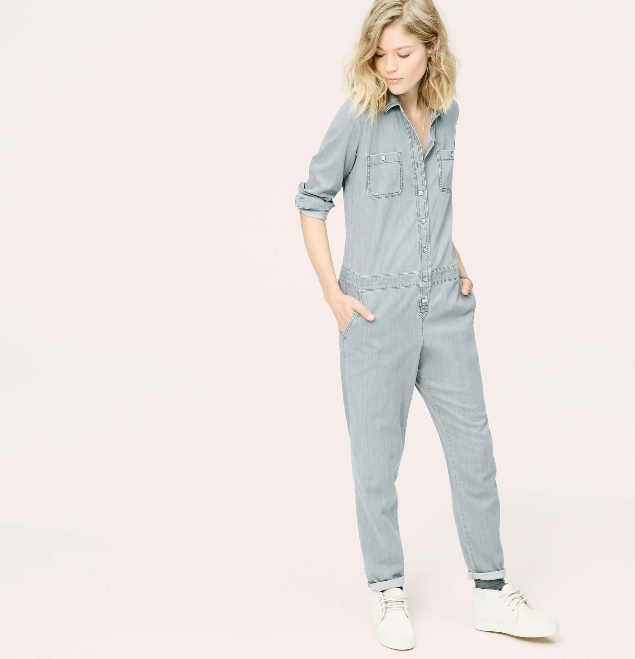 Chambray Jumpsuit | What to Buy at Loft 