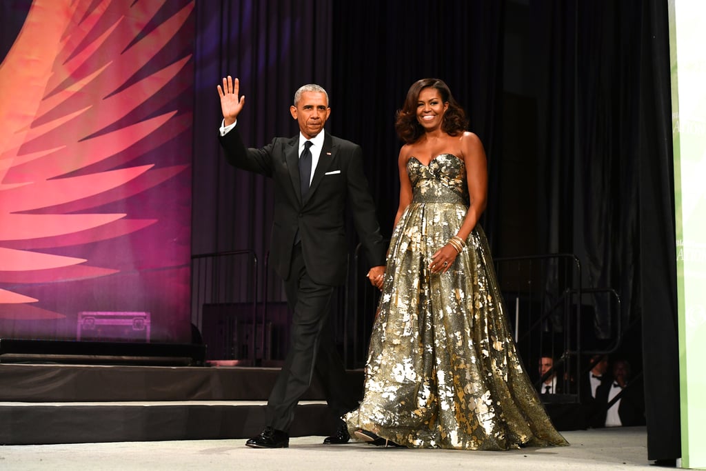 Barack and Michelle Obama at Black Caucus Awards Dinner 2016