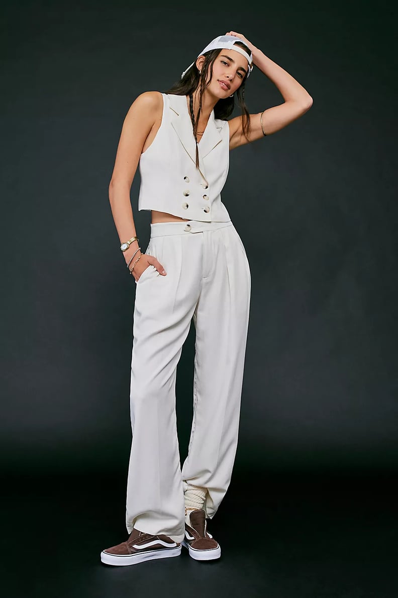 A Spring Suit: Free People Gabbie Spring Tux Set