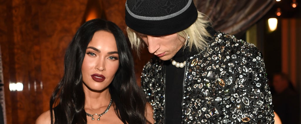 Megan Fox's Rose-Gold Corset Dress Laces All the Way Up and Fits Like a Damn Glove