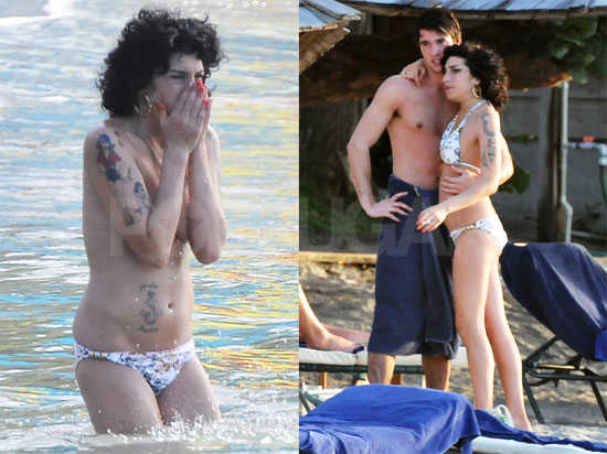 Photos Of Amy Winehouse Topless And In Bikinis In St Lucia Popsugar Celebrity