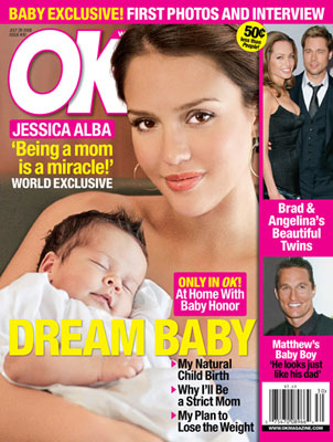 Photo Of Jessica Alba And Her Baby Honor Marrie Warren Popsugar Celebrity