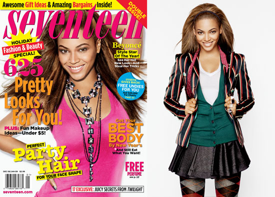 Photos And Quotes From Beyonce Knowles On The Cover Of Seventeen Magazine Popsugar Celebrity