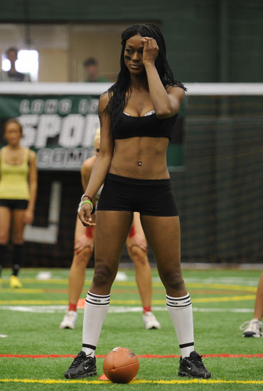 Photos of Lingerie Football League Tryouts | POPSUGAR Fitness