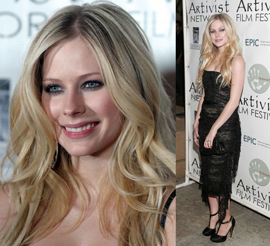 Avril Goes Glam Popsugar Celebrity