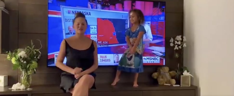 Reporting From Chrissy Teigen's Living Room, Here's Luna Stephens With the News: "Nothing!"